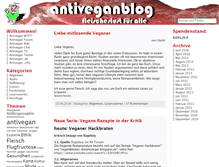 Tablet Screenshot of antiveganforum.com